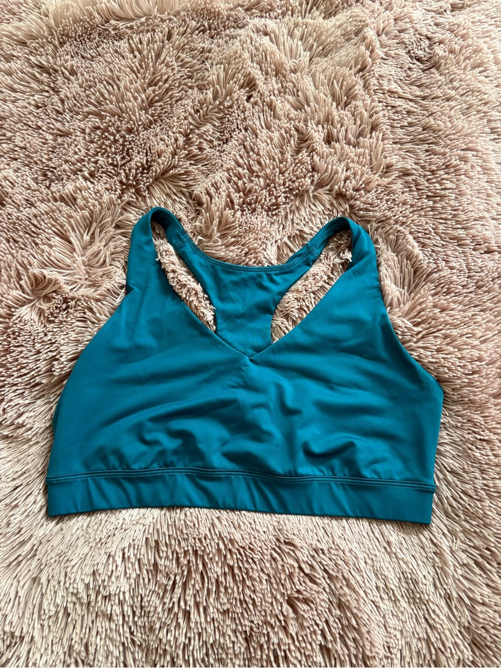 tek gear Teal V-Neck Racerback Sports Bra